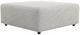 Catnapper® Majesty White Castered Cocktail Ottoman-0