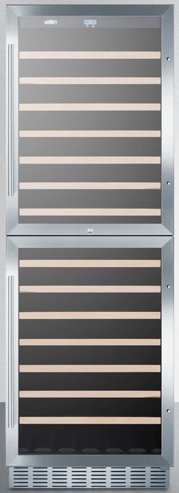 Summit® 24" Stainless Steel Wine Cooler-0