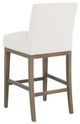 Fairfield® Customizable Entree Dining Straight Short Button Back Bar Stool-3