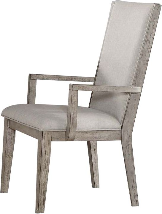 ACME Furniture Rocky Beige/Gray Oak Arm Chair-1