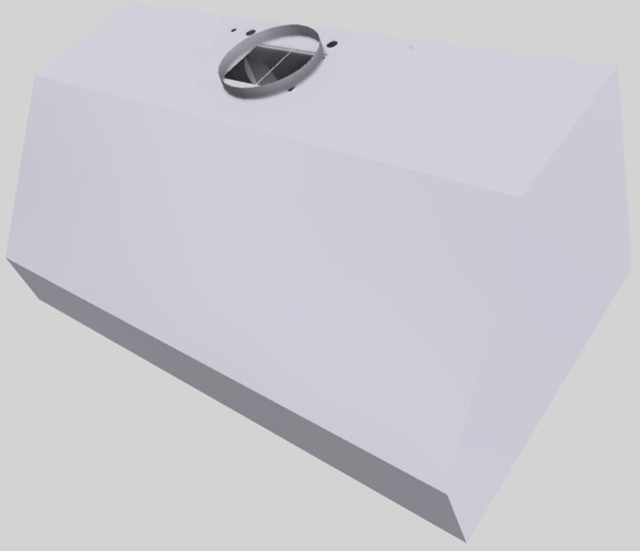 Vent-A-Hood® 48" White Wall Mounted Range Hood-1
