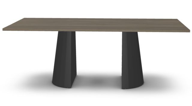 Amisco Customizable Gemma Birch Veneer 84'' Bar Height Table-1