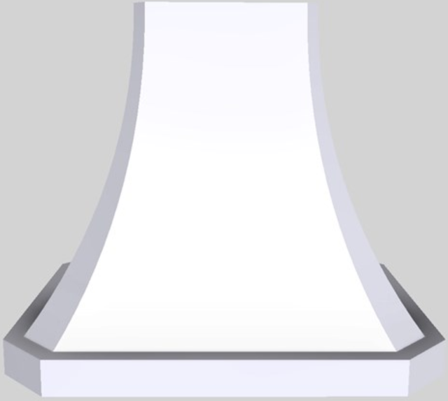 Vent-A-Hood® Designer Series 36" White Island Range Hood-0