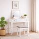 Linon Angela 2-Piece White Vanity Set-1