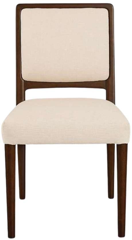 Bassett® Furniture Copenhagen Espresso/Parchment Upholstered Dining Side Chair-1