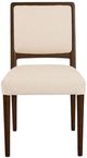 Bassett® Furniture Copenhagen Espresso/Parchment Upholstered Dining Side Chair-1