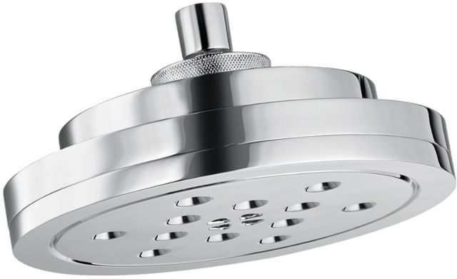 Brizo Litze® Polished Chrome 8” H2Okinetic® Round Multi-Function Wall Mount Showerhead-0