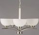 YHD Alta Peak Acid Washed/Satin Steel 5-Light Chandelier-3