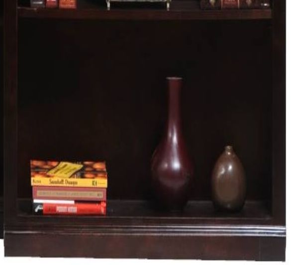American Heartland Manufacturing Poplar 36" Plain Base Open Bookcase-1
