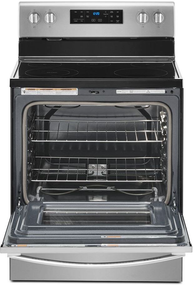 Whirlpool® 30" Stainless Steel Freestanding Electric Range-1