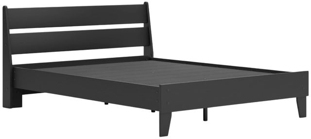 Signature Design by Ashley® Socalle Black Queen Platform Panel Bed-4