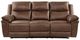 New Classic® Home Furnishings Ryland Brown Dual Power Reclining Sofa-2