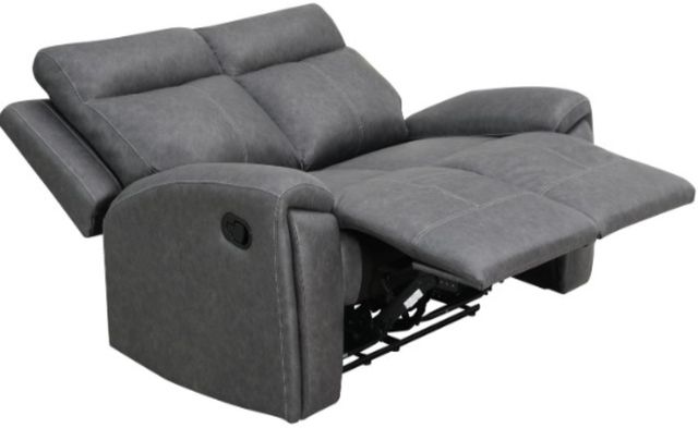 Steve Silver Co. Gaston Gray Manual Reclining Loveseat-1