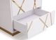 VIG Furniture Modrest Nixa Gold/White Nightstand-3