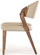 VIG Furniture Modrest Arlo 2-Piece Beige/Walnut Dining Chair Set-2