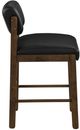 Coaster® Kehoe 2-Piece Black/Walnut Counter Stool Set-5