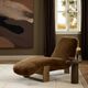 Four Hands Rivas Amber Ash/Ochre Shearling Chaise-1