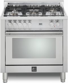 LOFRA® Maestro 36" Stainless Steel Pro Style Dual Fuel Range