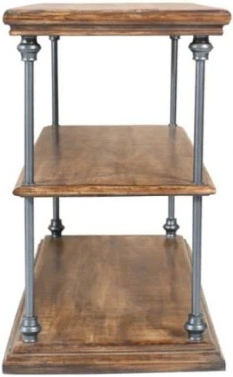 Jofran Inc. Larson Brown Console Sofa Table-3