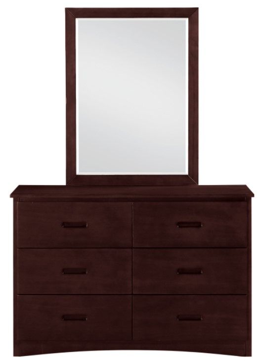 Mazin Furniture Rowe Espresso Mirror-2