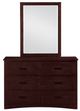 Mazin Furniture Rowe Espresso Mirror-2