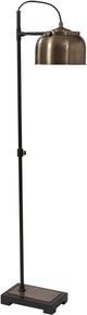 Uttermost® Bessemer Antique Brass Floor Lamp-3