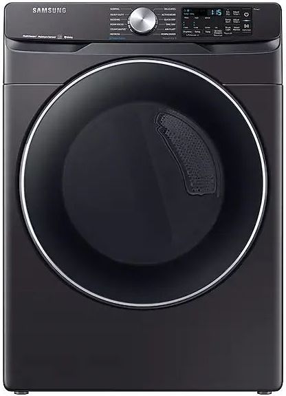 Samsung 7.5 Cu. Ft. Fingerprint Resistant Black Stainless Steel Front Load Gas Dryer-0