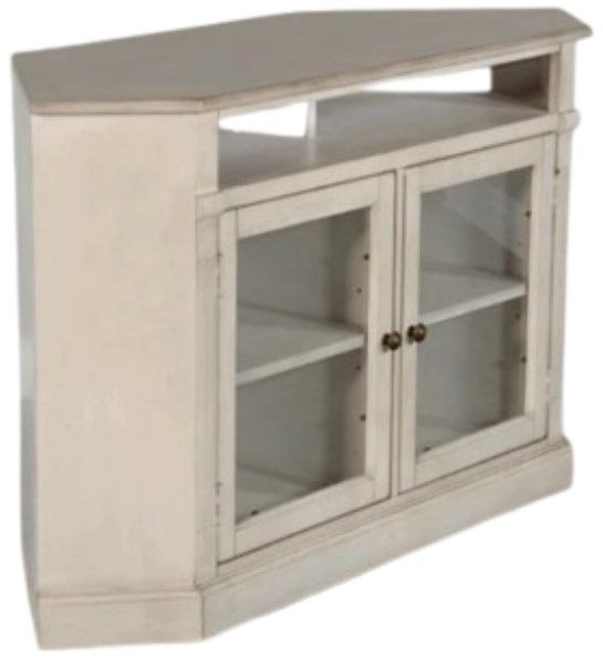 Sunny Designs™ Westwood Village Gray Corner TV Stand-3