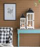A & B Home Black/White 2-Piece Window Scape Lanterns Set-5