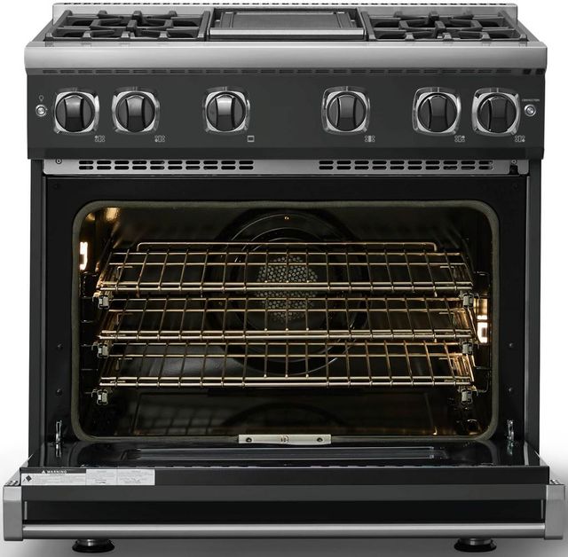 Viking® 7 Series 36" Antique Bronze Pro Style Natural Gas Range with Griddle-1