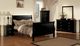 ACME Furniture Louis Philippe III Black Queen Sleigh Bed-1