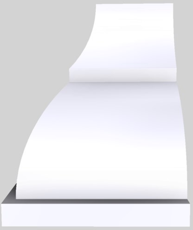 Vent-A-Hood® Designer Series 54" White Wall Mounted Range Hood-1