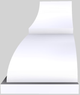 Vent-A-Hood® Designer Series 54" White Wall Mounted Range Hood-1