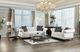 Furniture of America® Antoinette White Loveseat-1