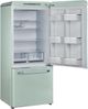 Unique® Appliances Classic Retro 24 in. 18 Cu. Ft. Summer Mint Green Bottom Freezer Refrigerator-2