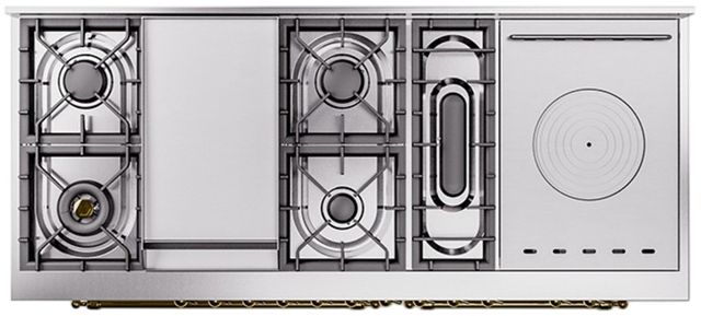 Ilve® Nostalgie II Series 60" Custom RAL Color Pro Style Dual Fuel Range-2