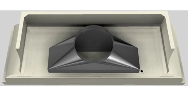 Vent-A-Hood® Designer Series 66" Biscuit Wall Mounted Range Hood-3