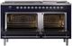 Ilve® Nostalgie II Series 60" Midnight Blue Pro Style Dual Fuel Range-1