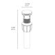 ZLINE Core Palisades Matte Black Push Button Drain-1