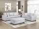 Homelegance® Athena Gray Ottoman-1