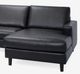 EQ3 Customizable Oskar 4-Piece Leather U-Shape Right-Arm Facing Sofa Sectional and Chaise-4