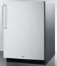 Summit® 4.8 Cu. Ft. Stainless Steel Under the Counter Refrigerator-1