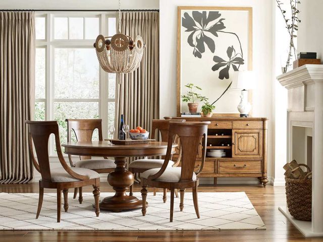 American Drew® Berkshire Annette Warm Cognac Dining Side Chair-2