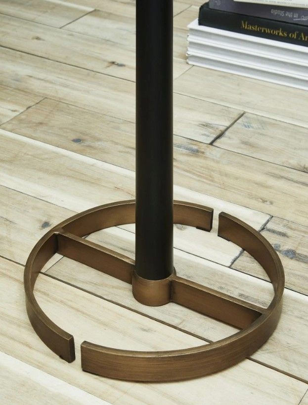 Signature Design by Ashley® Amadell Black/Gold Metal Floor Lamp-1