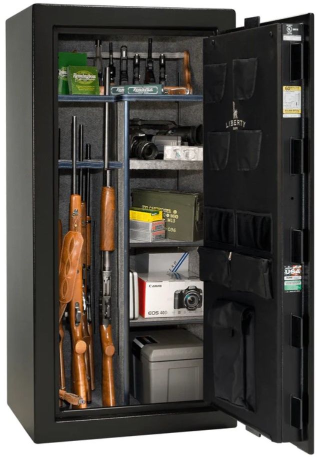 Liberty Safe Colonial Extreme Gray Gloss 50 Mechanical Gun Safe-1