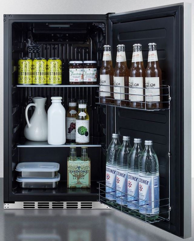 Summit® 3.1 Cu. Ft. Stainless Steel Under the Counter Refrigerator-3