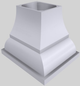 Vent-A-Hood® Designer Series 36" White Island Range Hood-4
