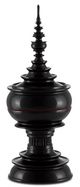 Currey & Company Mandalay Black/Red Small Offering Bowl-0