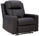 Benchcraft® Mackmenville Carbon Manual Zero Wall Recliner-0