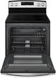 Amana® 30" Black on Stainless Freestanding Electric Range-1